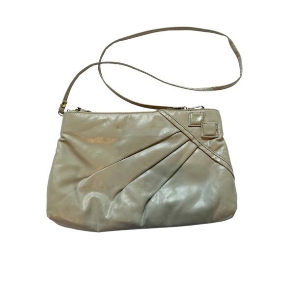 Vintage 80s Beige Purse - Picture 1 of 10